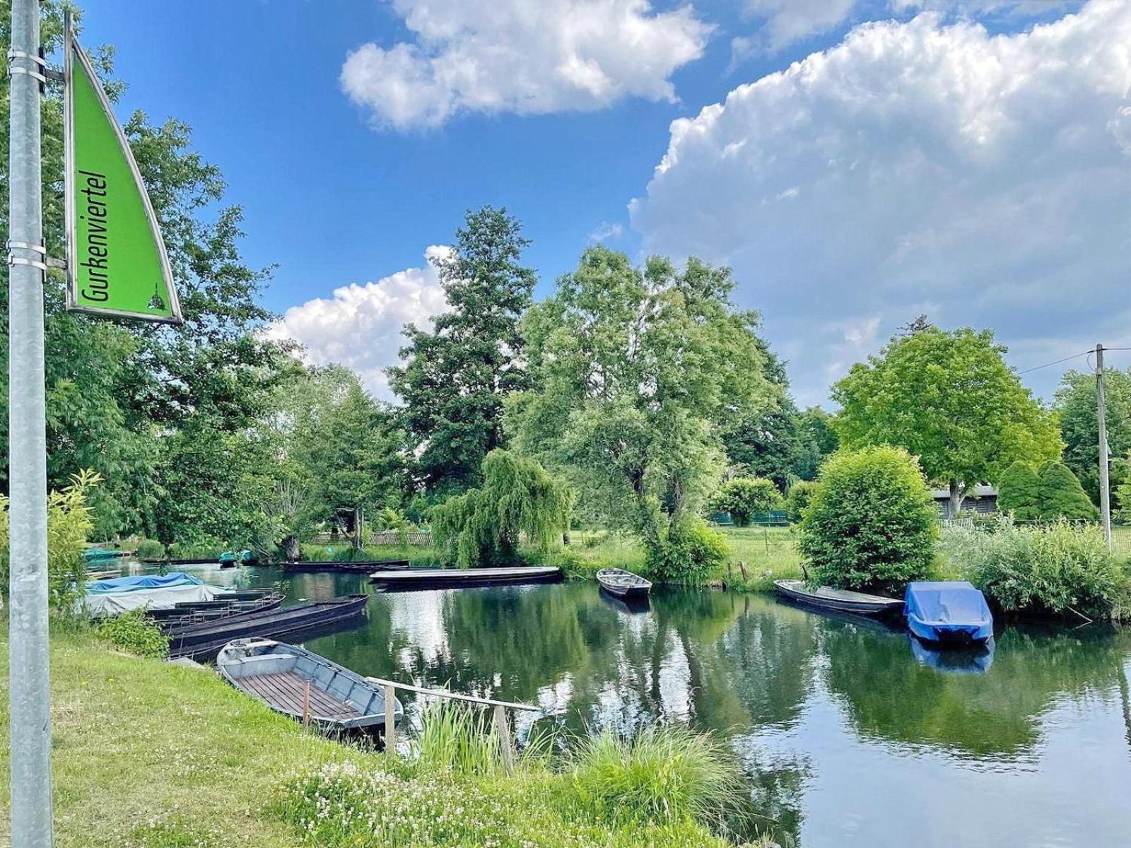 Ferienhaus An Der Postmeilensaeule Lubbenau Bagian luar foto