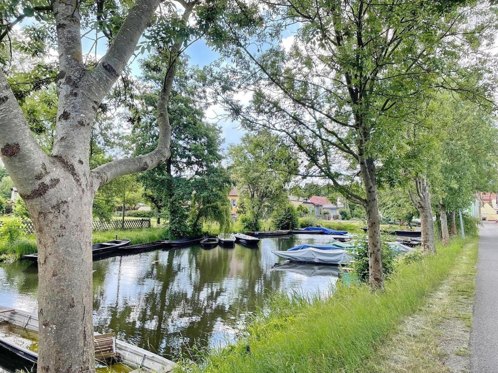Ferienhaus An Der Postmeilensaeule Lubbenau Bagian luar foto