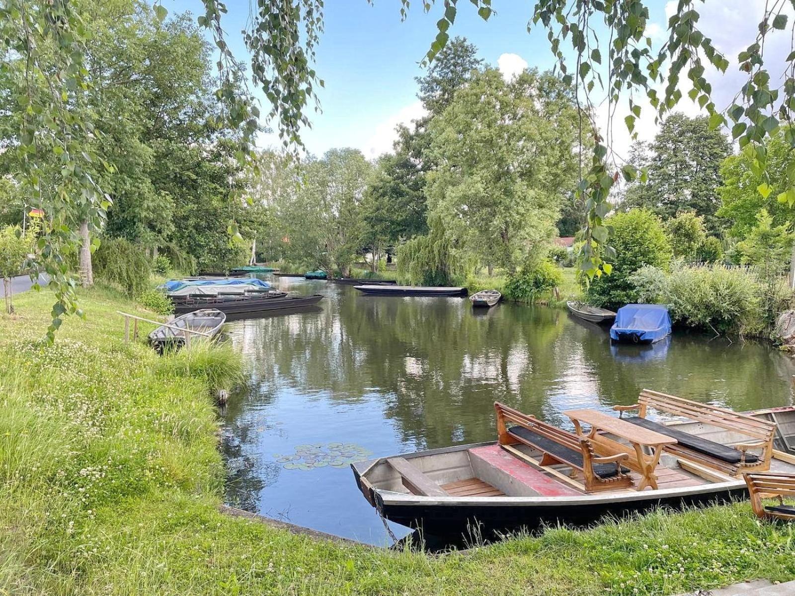 Ferienhaus An Der Postmeilensaeule Lubbenau Bagian luar foto
